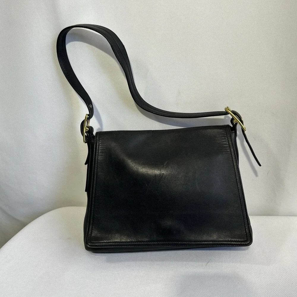 Coach Handbag Black Hobo Handbag #M2W -9828 VINTAGE